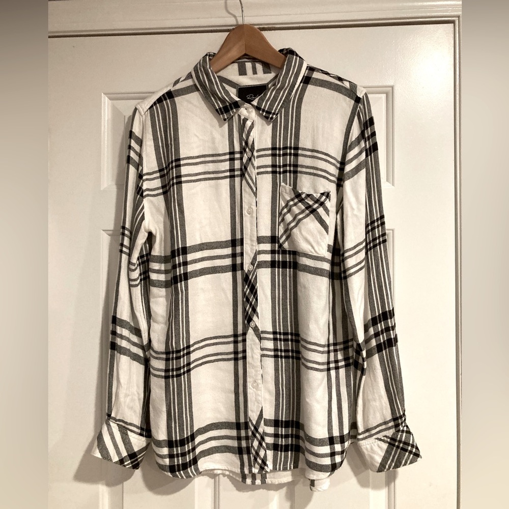 Rails Hunter Classic Plaid Shirt Size M